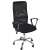 Black mesh office chair with adjustable height and tilt function, Malatec Prémium