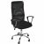 Malatec Premium black mesh office chair angled view
