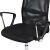 Close-up of Malatec Premium mesh office chair seat and arm