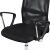 Close-up of Malatec Premium mesh office chair seat and armrests