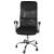Black mesh office chair with adjustable height and tilt function, Malatec Prémium