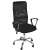 Black mesh office chair with adjustable height and tilt function, Malatec Prémium