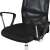 Close-up of the black mesh backrest of the Malatec Premium ergonomic office chair