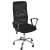 Black mesh office chair with adjustable height and tilt function, Malatec Prémium