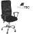 Malatec Prémium black mesh office chair with adjustable height and tilt function