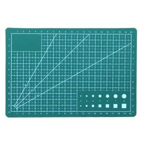Green A5 Self-Healing Cutting Mat for Crafts and Sewing - Art & Craft