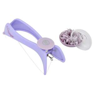 Slique threading tool for face and body hair removal, purple - Body hair groomer