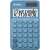 Calculator CASIO SL-310UC albastru cu 10 cifre, calculul taxelor, memorie, rădăcină pătrată, calcule legate de timp