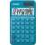Calculator CASIO SL-310UC albastru cu 10 cifre, calculul taxelor, memorie, rădăcină pătrată, calcule legate de timp
