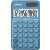 CASIO SL-310UC blue calculator with 10 digits, tax calculation, memory, square root, time calculations