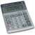 Десктоп калкулатор CASIO MS-100TE, 12 цифри, с изчисляване на данъци, двупосочно захранване