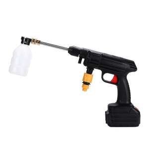 Dollcini, kabelloser elektrischer Hochdruckreiniger, Autowaschanlage, Haushaltsfensterwaschanlage, Version 2, 400 W, 40 bar, rot