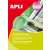 APLI Transparenzfolien, A4, hochresistenter Polyesterfilm, 100 Blatt