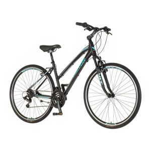 Visitor Terra Lady 18 colos női cross trekking kerékpár, fekete és kék - Visitor