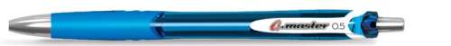 FLEXOFFICE Zseléstoll, 0,25 mm, nyomógombos, FLEXOFFICE, "G.master", kék 31555960