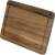 Lamart acacia wood cutting board, 28x20 cm, angled view