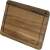 Lamart acacia wood cutting board, 28x20 cm, angled view