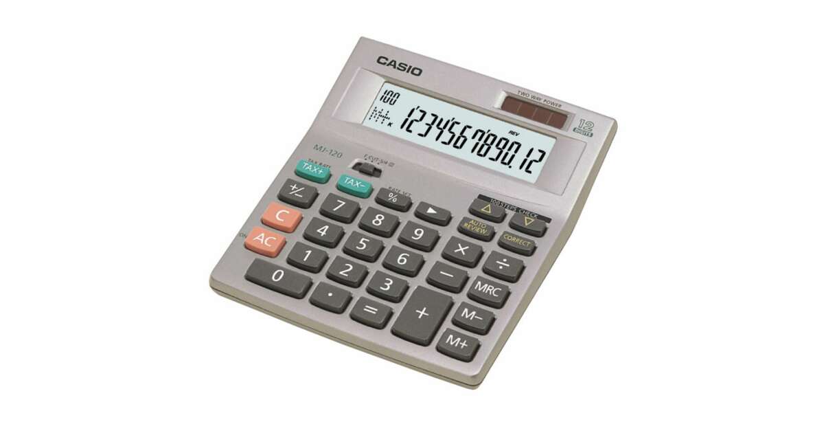 CASIO MJ-120D PLUS Desktop Calculator