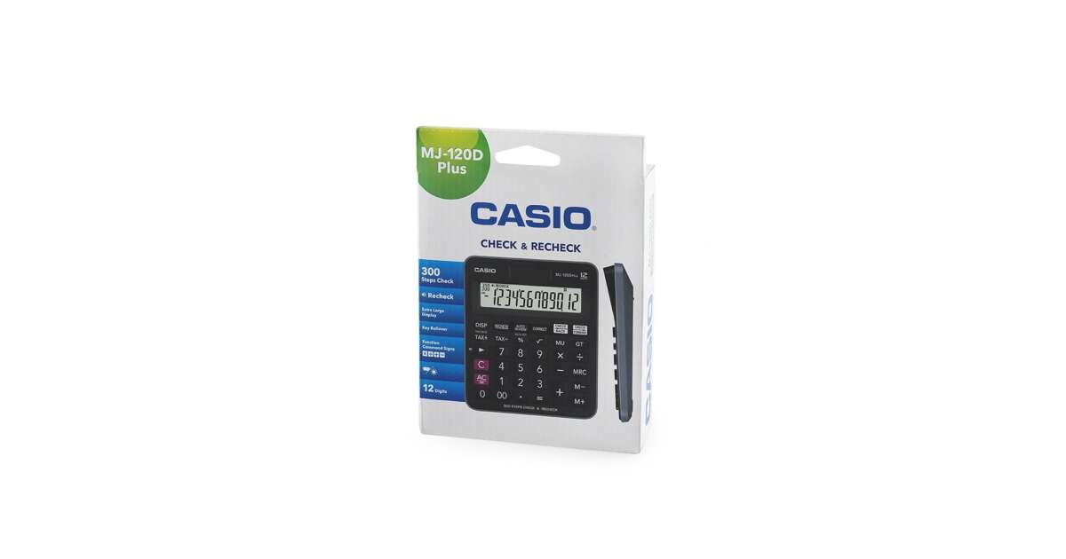 Casio discount calculator mj120d