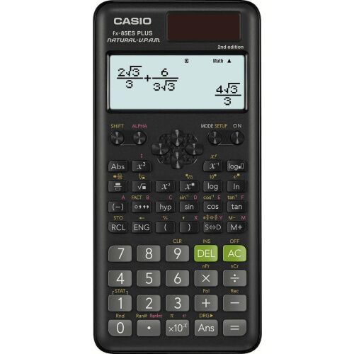 Casio FX-85ES PLUS 2E Wissenschaftlicher Taschenrechner, ideal für mathematische und wissenschaftliche Berechnungen