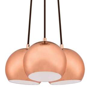 Westinghouse 6102040 mennyezeti függőlámpa, 3 függesztékes, beltéri (vörösréz, retró)