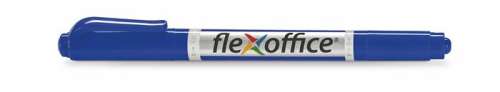 FLEXOFFICE Alkoholový popisovač, 0,4/1,0 mm, zúžený, obojstranný, FLEXOFFICE &rdquo;PM01&rdquo;, modrý