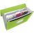 ESSELTE Accordion folder, A4, PP, 6 compartments, ESSELTE "Vivida", green 79530281