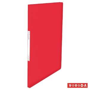 Red Esselte Vivida A4 presentation folder with 20 pockets - Presentation folder