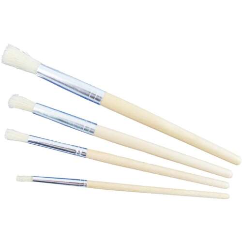 4 részes stencilező ecsetkészlet, 2-8-as méretben