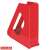 Esselte Europost Vivida red plastic magazine file