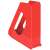 Esselte Europost Vivida red plastic magazine file