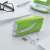 LEITZ electric stapler, green, No. 10, 10 sheets, Wow, with staples
