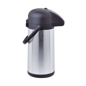 Ibili stainless steel thermos with pump, 2.2 liter, silver/black - Food & beverage carrier