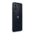 Motorola Moto G53 5G blue smartphone angled back view