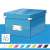 Leitz Click & Store A5 blaue Aufbewahrungsbox mit Farbfeldern