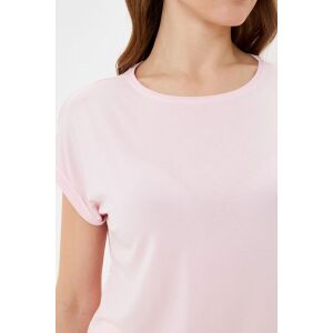 Tricou de damă Q/S roz cu gât rotund - 2XL 128088961 - Îmbrăcăminte pentru femei