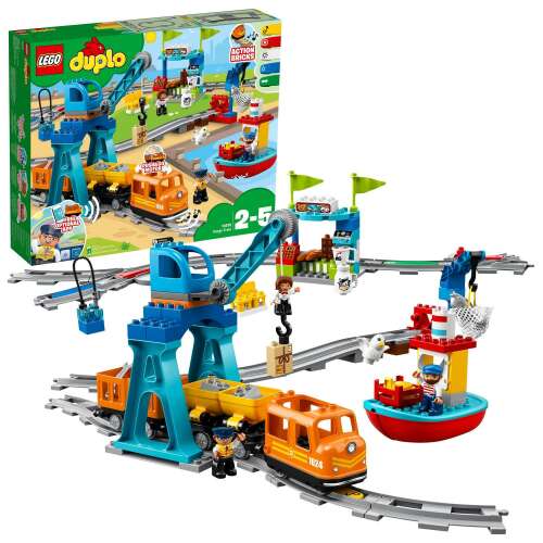 LEGO® DUPLO® Tren de marfă pentru oraș 10875
