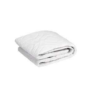 Comfort microfiber mattress protector, 160 x 200 cm, white, quilted, folded - Furniture