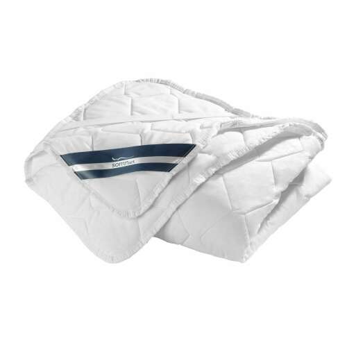 Somnart Cotton Dream matracvédő, 90x200 cm, fehér, steppelt, légáteresztő, mosható