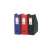 Esselte Vivida magazine file, blue, red and black colors