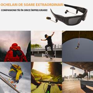Ochelari de soare cu cameră EJ PRODUCTS pentru sporturi în aer liber, înregistrare Full HD 1080P - Ochelari de soare pentru barbati