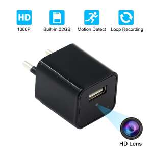 Hidden spy camera disguised as a USB charger with 1080p HD recording, motion detection, and loop recording - Nonbrand Security Camera