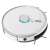 Concept VR3120 robot vacuum cleaner, white and silver, top view