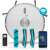 Concept VR3120 robot vacuum cleaner, white and silver, with accessories and app control