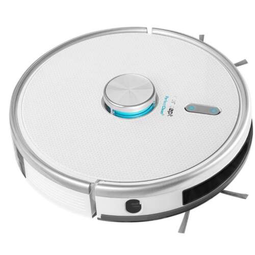 Concept VR3120 Roboter-Staubsauger, weiß und silber, Draufsicht