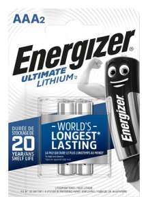Baterie ENERGIZER, AAA micro, 2 buc, Litiu, ENERGIZER Ultimate Lithium 31557388 Baterii si acumulatoare