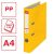 Esselte Economy Yellow A4 Ring Binder with Specifications