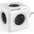 PowerCube Original USB DE white-grey power strip with 4 sockets and 2 USB ports
