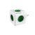 ALLOCACOC Distributor, 5 sockets, ALLOCACOC "PowerCube Original DE", white-green 31557541