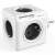PowerCube Original 5-socket power strip, white-grey, designed by ALLOCACOC